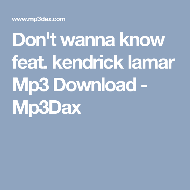 mp3 download of the city by the game ft kendrick lamar